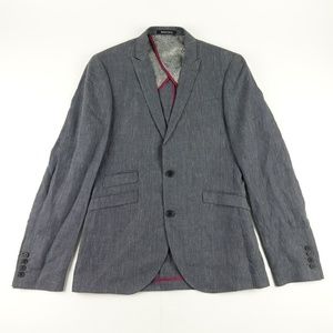 Altamoda Men's Blazer Sports Coat Gray 40L A2508